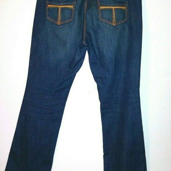 Tommy Hilfiger Jeans bootcut Embroidered "T" flap pocket contrast stitch stretch - Picture 9 of 14